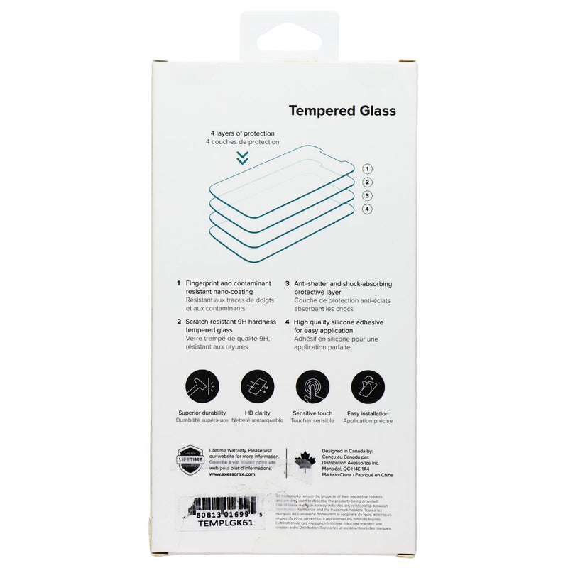 Axessorize Tempered Glass Screen Protector for LG K61