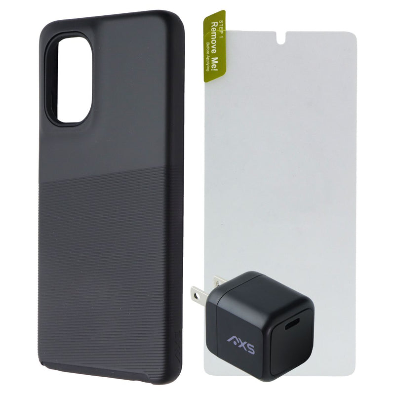 Axessorize ProTech Case + Glass + 20W Wall Charger for Moto G Stylus 5G (2024)