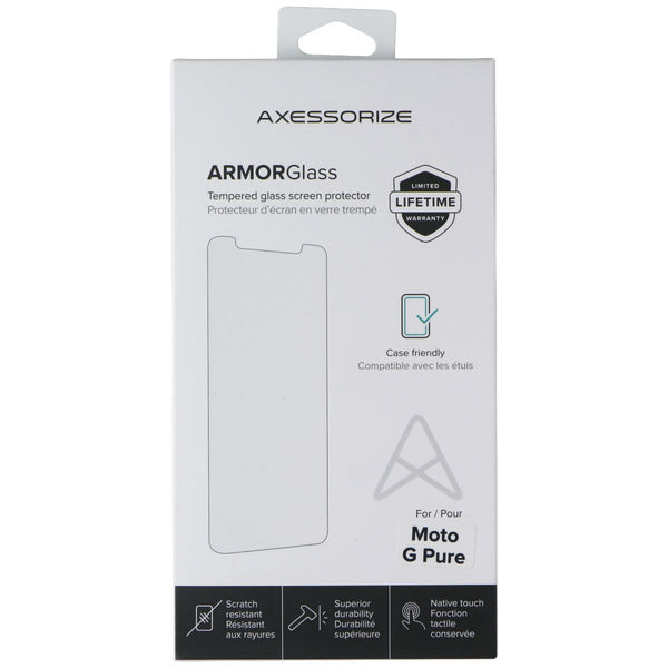 Axessorize ArmorGlass Tempered Glass for Motorola Moto G Pure