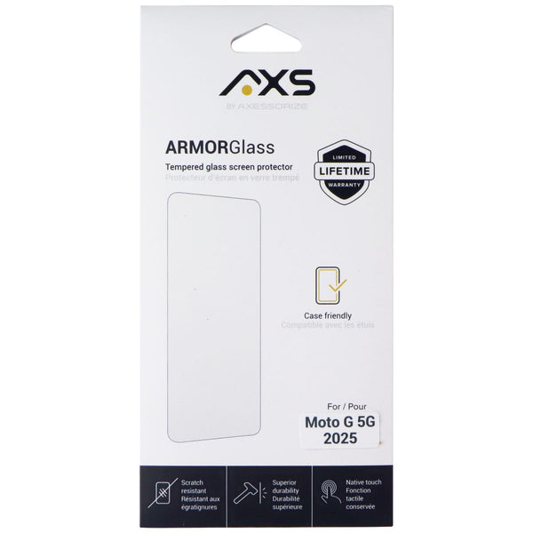 AXS ArmorGlass Tempered Glass Screen Protector for Motorola Moto G 5G 2025