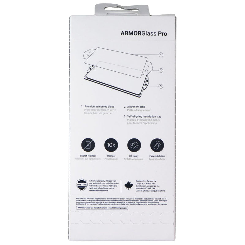 AXS ArmorGlass Pro Premium Screen Protector for iPhone 16/15 - Clear