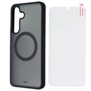 AXS ProShield Pack Slim Hybrid Case + Screen Protector for Galaxy S25 FE - Black