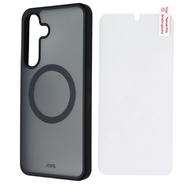 AXS ProShield Pack Slim Hybrid Case + Screen Protector for Galaxy S25 FE - Black