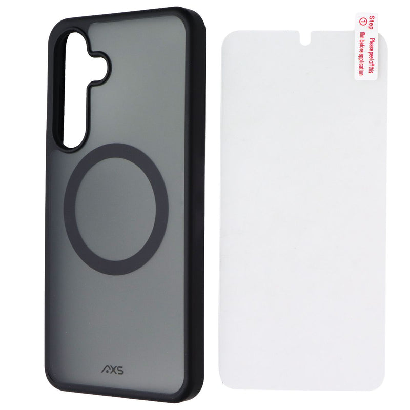AXS ProShield Pack Slim Hybrid Case + Screen Protector for Galaxy S25 FE - Black