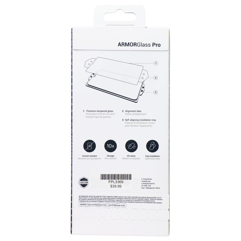 AXS ArmorGlass Pro Premium Screen Protector for Apple iPhone 16 Pro - Clear