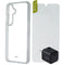 AXS Starter Kit (Case + Glass + Charger) for Samsung Galaxy S24 - Clear