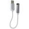 AXS ProCharge 12cm USB-C to 3.5mm Adapter for Music and Calls - White