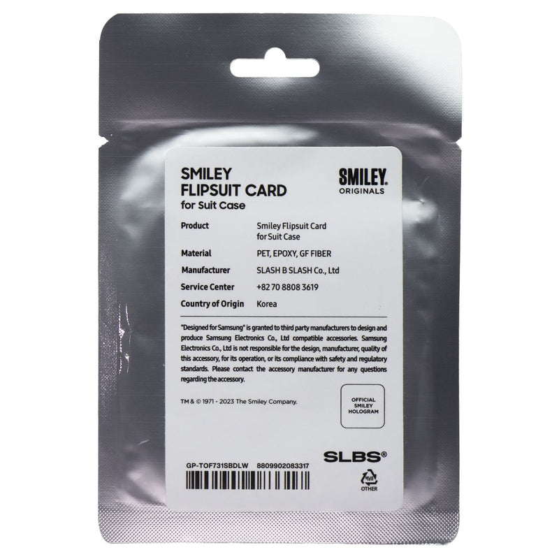 Smiley Flipsuit Card for Samsung Galaxy Z Flip5 Flipsuit Case - Blue