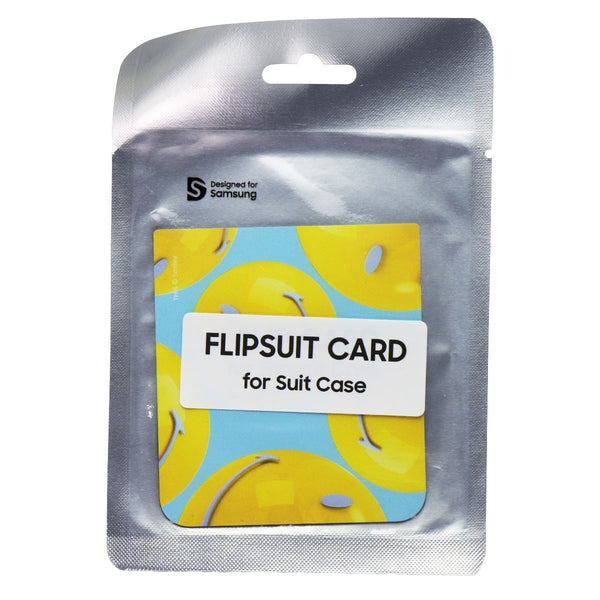 Smiley Flipsuit Card for Samsung Galaxy Z Flip5 Flipsuit Case - Blue