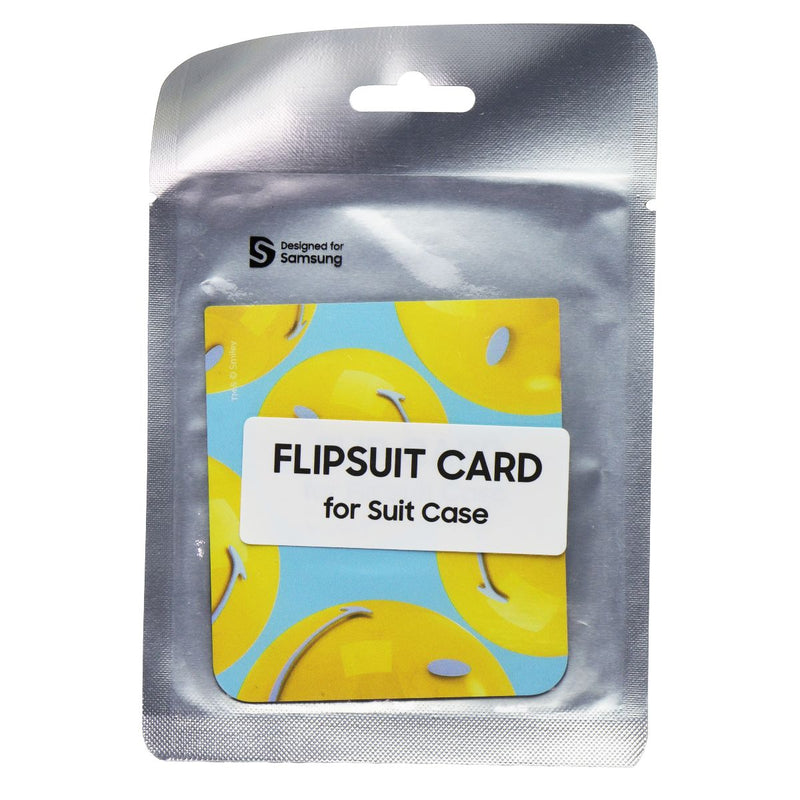 Smiley Flipsuit Card for Samsung Galaxy Z Flip5 Flipsuit Case - Blue
