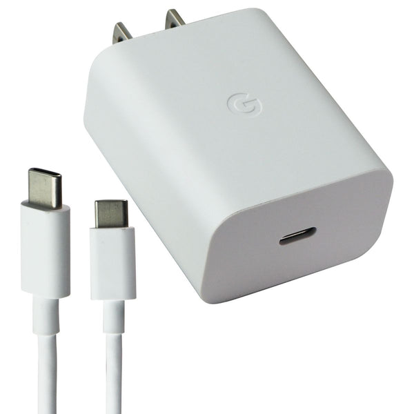 Google 30W Fast Charge USB-C Charger and Cable - White (G9BR1)