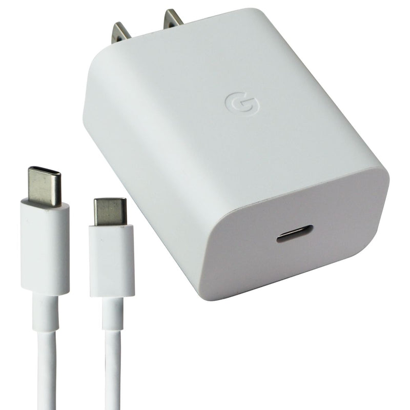Google 30W Fast Charge USB-C Charger and Cable - White (G9BR1)