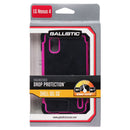 Ballistic Shell Gel SG Case for LG Nexus 4 - Black / Hot Pink