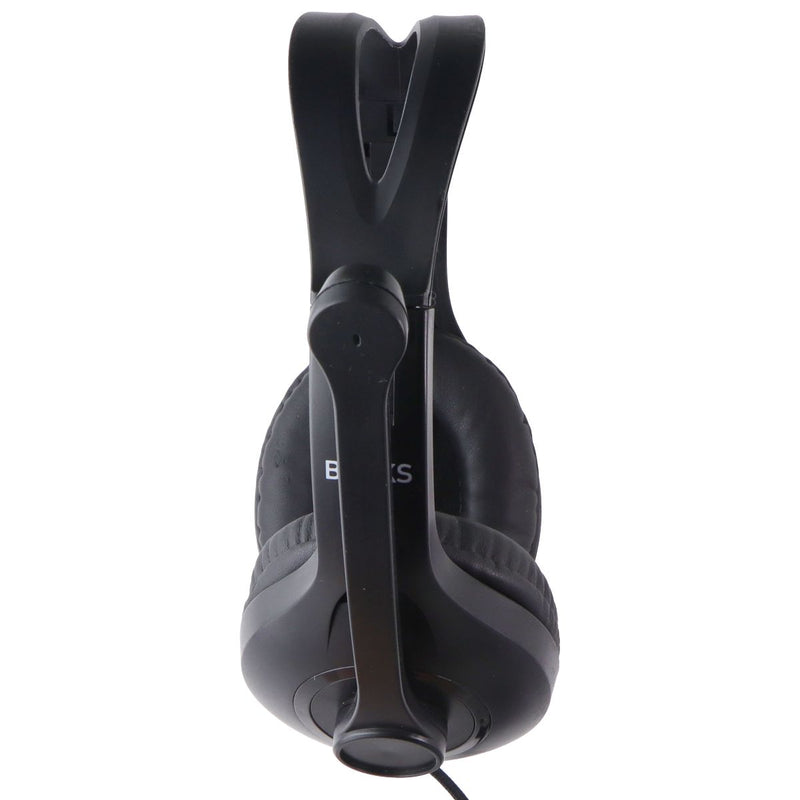 Barks Classroom On-Ear Bulk Headphones with Microphone for (K-12) - Black