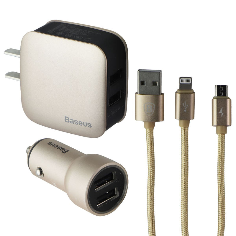 Baseus Lefast Household Travel Charger Kit - Gold