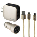 Baseus Lefast Household Travel Charger Kit - Gold