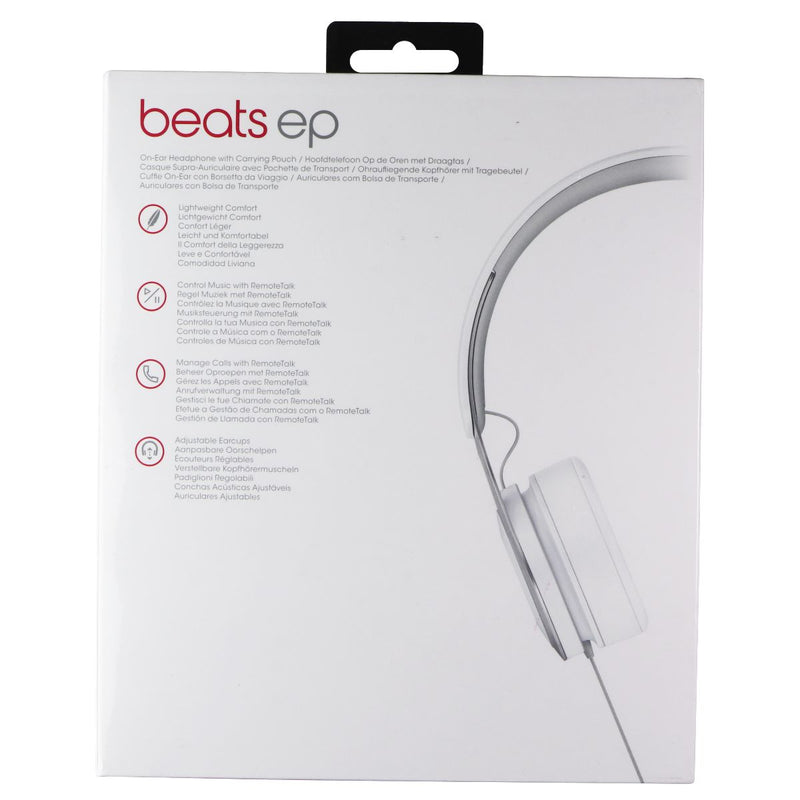 Beats EP Wired On-Ear Headphones with Built-in Mic and Controls - White