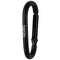 Beats by Dre OEM Carabiner Belt Hook D-ring Keychain - Black/White Logo