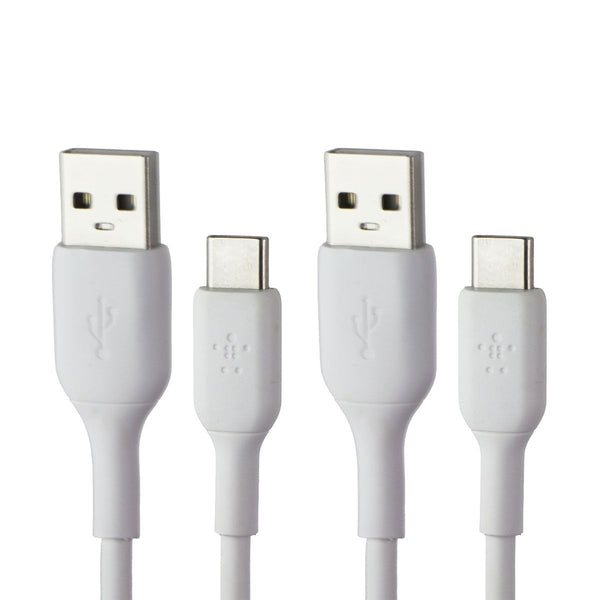 Belkin BoostCharge USB-A to USB-C 3.3FT Cable (2 Pack) - White