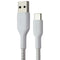 Belkin 6.6FT Boost Charge USB-A to USB-C Braided Cable - White