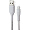 Belkin 6.6FT Boost Charge USB-A to Lightning 8-Pin Braided Cable - White