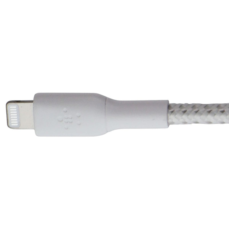 Belkin 6.6FT Boost Charge USB-A to Lightning 8-Pin Braided Cable - White