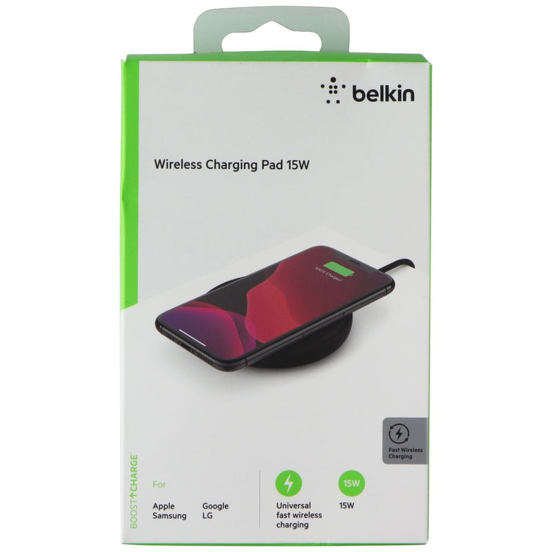 Belkin 15W Wireless Charging Pad - Black (Australian Version)