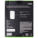 Belkin 32W BoostCharge Dual Port Wall Charger + USB-C to 8-Pin Cable - White