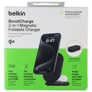 Belkin BoostCharge (15W) 2-in-1 Magnetic Foldable Charger (WIZ028TTBK) - Black