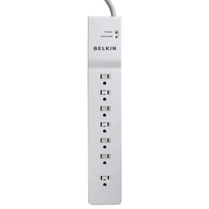 Belkin 7-Outlet Commercial Power Strip Surge Protector - 7ft / White