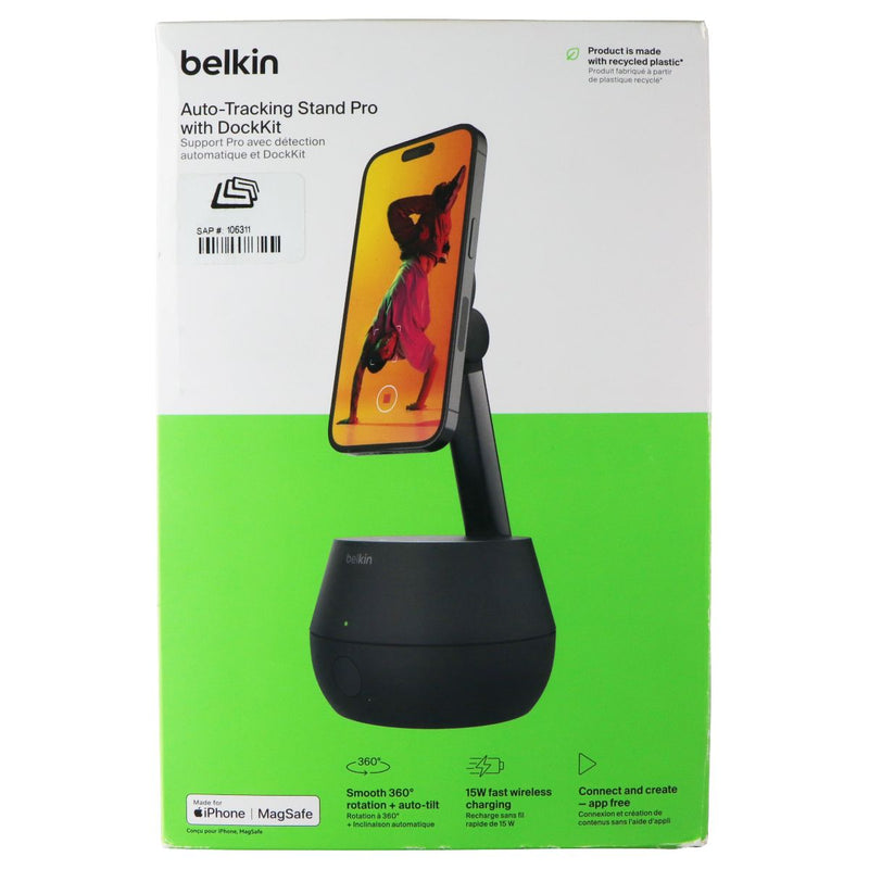 Belkin Auto-Tracking Stand Pro with DockKit - MagSafe Wireless Charger