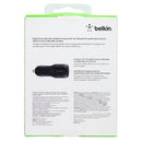 Belkin 24W Dual USB-A Car Charger w/ USB-A to Micro-USB Cable - Black