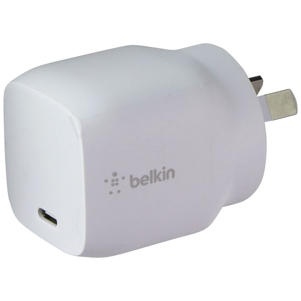 Belkin BoostCharge 30W USB-C GAN Wall Charger - White (AUSTRALIAN PLUG)