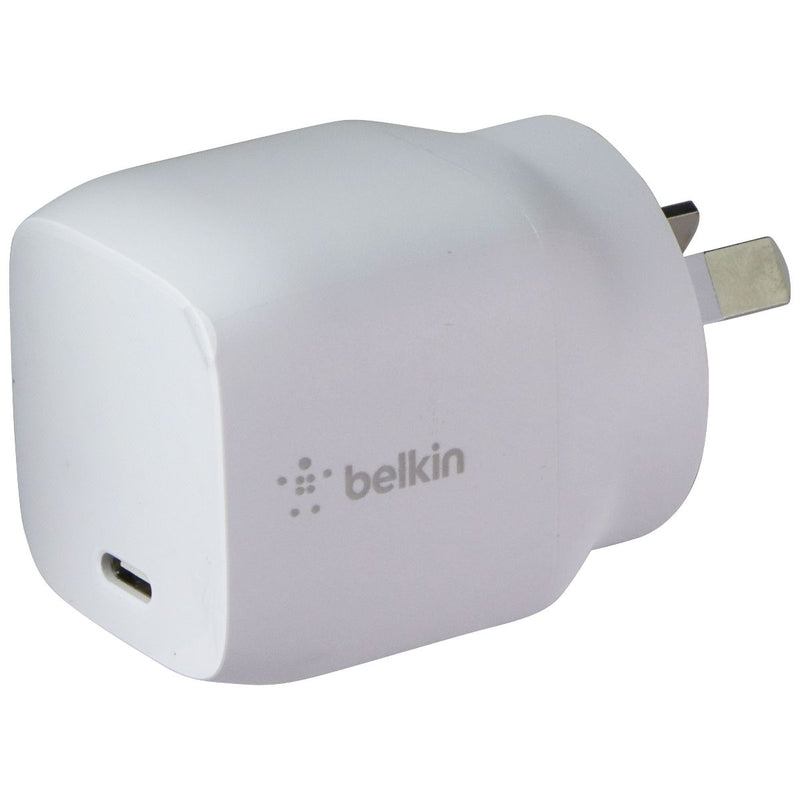 Belkin BoostCharge 30W USB-C GAN Wall Charger - White (AUSTRALIAN PLUG)