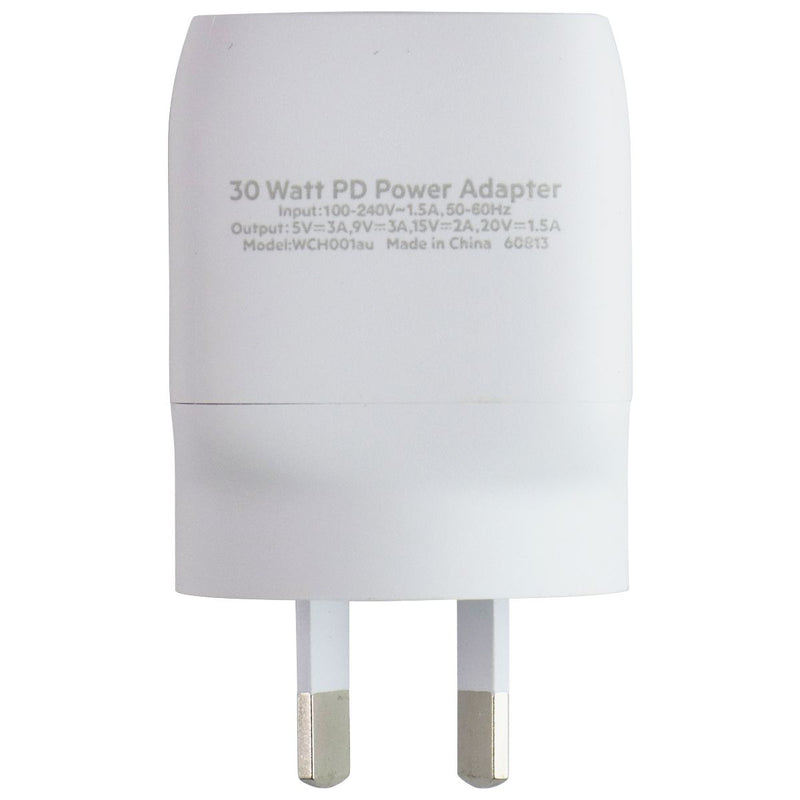 Belkin BoostCharge 30W USB-C GAN Wall Charger - White (AUSTRALIAN PLUG)