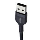 Belkin BoostCharge 3.3Ft Pro Flex USB-A to Lightning 8-Pin Braided Cable - Black