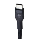 Belkin BoostCharge 6 Foot Pro Flex USB-C to Lightning 8-Pin Braided Cable Black
