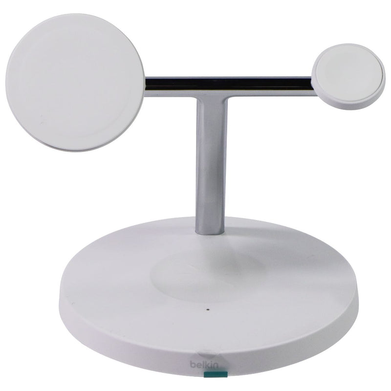 Belkin BoostCharge Pro 3-in-1 Wireless Charging Stand w/ MagSafe - White