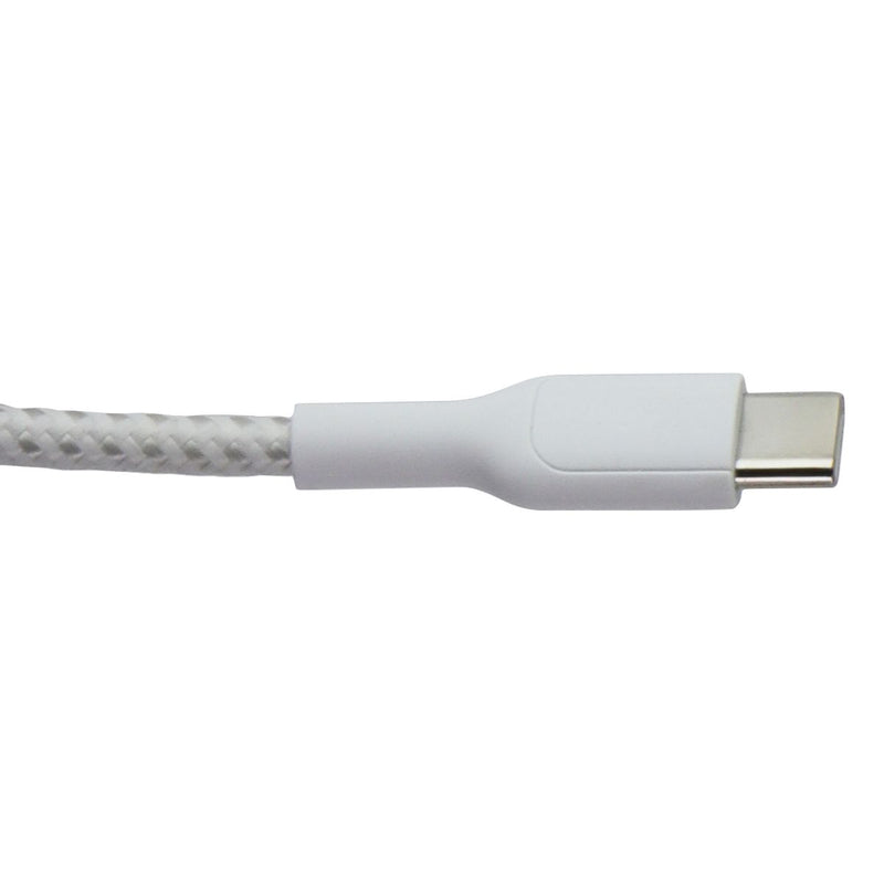 Belkin (6.6-Ft/60W) BoostCharge USB-C to USB-C Braided Cable - White