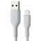 Belkin (3.3-Ft) BoostCharge MFi Lightning 8-Pin to USB-A Cables - White - 2 PACK