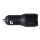 Belkin 32-Watt USB-A and USB-C Car Adapter + MFi Cable for iPhone - Black