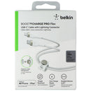 Belkin BoostUp CHARGE PRO Flex (6.6 Foot) USB-C to 8-Pin Lightning Cable - White