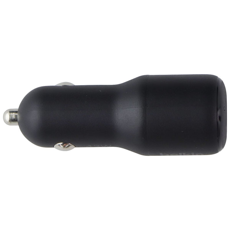 Belkin BoostCharge Dual Port USB-A + USB-C 42W Car Charger - Black