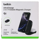 Belkin (25W / Qi2 MagSafe) UltraCharge 2-in-1 Foldable Magnetic Charger - Black