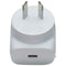 Belkin 18W USB-C Wall Charger & USB-C to Lightning 8-Pin Cable - White