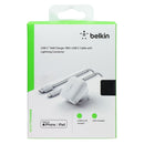 Belkin 18W USB-C Wall Charger & USB-C to Lightning 8-Pin Cable - White