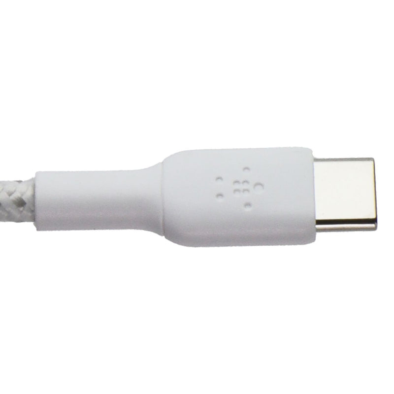 Belkin Boost Charge 6.6FT USB-C to Lightning 8-Pin Braided Cable - White