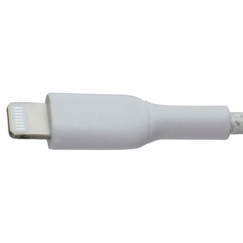 Belkin BoostCharge 3.3 Foot Braided Lightning 8-Pin to USB-A Cable - White