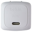 Belkin BoostCharge 30W USB-C Wall Charger Block with Folding Prongs - White