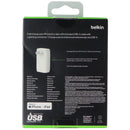 Belkin BoostCharge 37W Dual USB-C/USB-A Wall Charger w/ USB-C to 8-Pin Cable